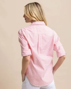 Katherine Stripe Shirt<Southern Tide Online