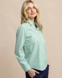 Katherine Stripe Shirt<Southern Tide Online