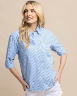 Katherine Stripe Shirt<Southern Tide Online