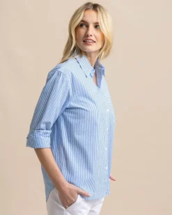 Katherine Stripe Shirt<Southern Tide Online