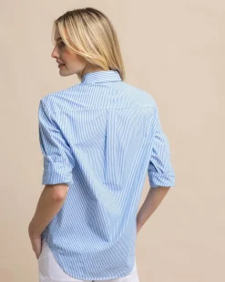 Katherine Stripe Shirt<Southern Tide Online