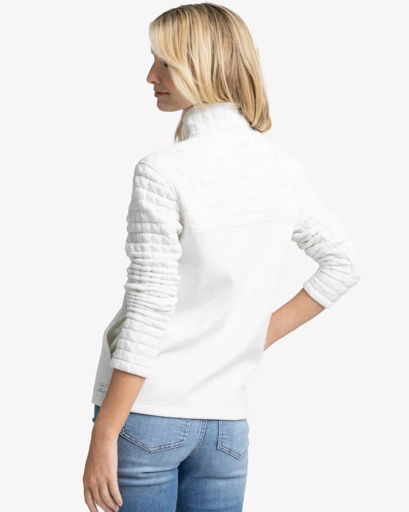 Kelsea Quilted Heather Pullover<Southern Tide Online