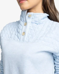 Kelsea Quilted Heather Pullover<Southern Tide Online