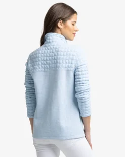 Kelsea Quilted Heather Pullover<Southern Tide Online