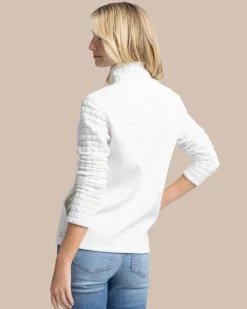 Kelsea Quilted Heather Pullover<Southern Tide Online