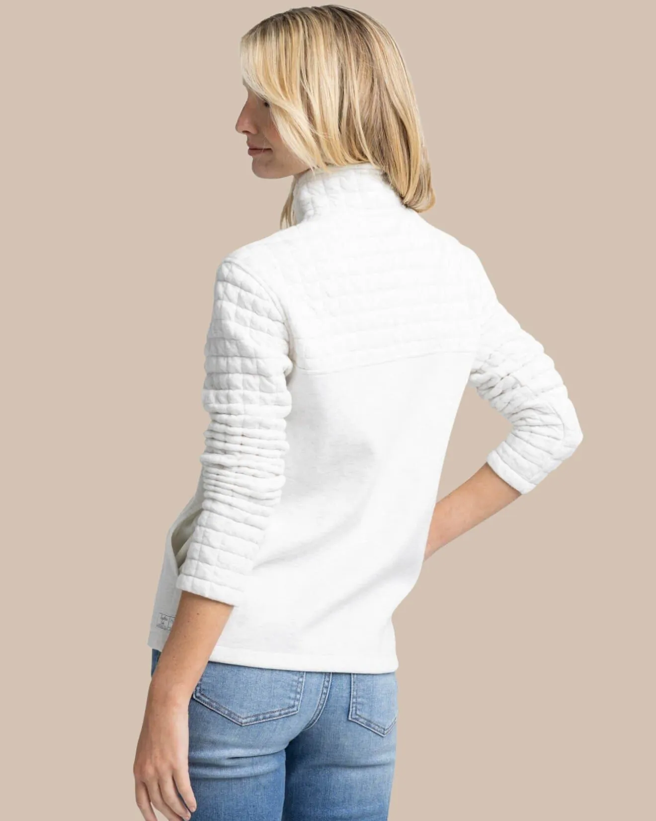 Kelsea Quilted Heather Pullover<Southern Tide Online
