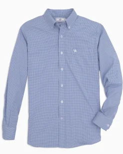 Kentucky Wildcats Gingham Button Down Shirt<Southern Tide Cheap