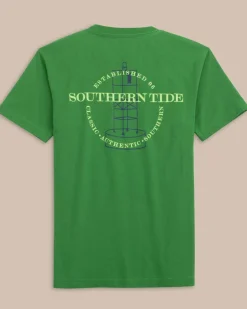 Kids Buoy Badge Heather Short Sleeve T-Shirt<Southern Tide Online