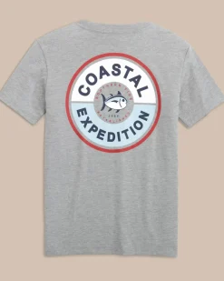 Kids Coastal Expedition Heather T-Shirt<Southern Tide Cheap