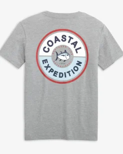 Kids Coastal Expedition Heather T-Shirt<Southern Tide Cheap