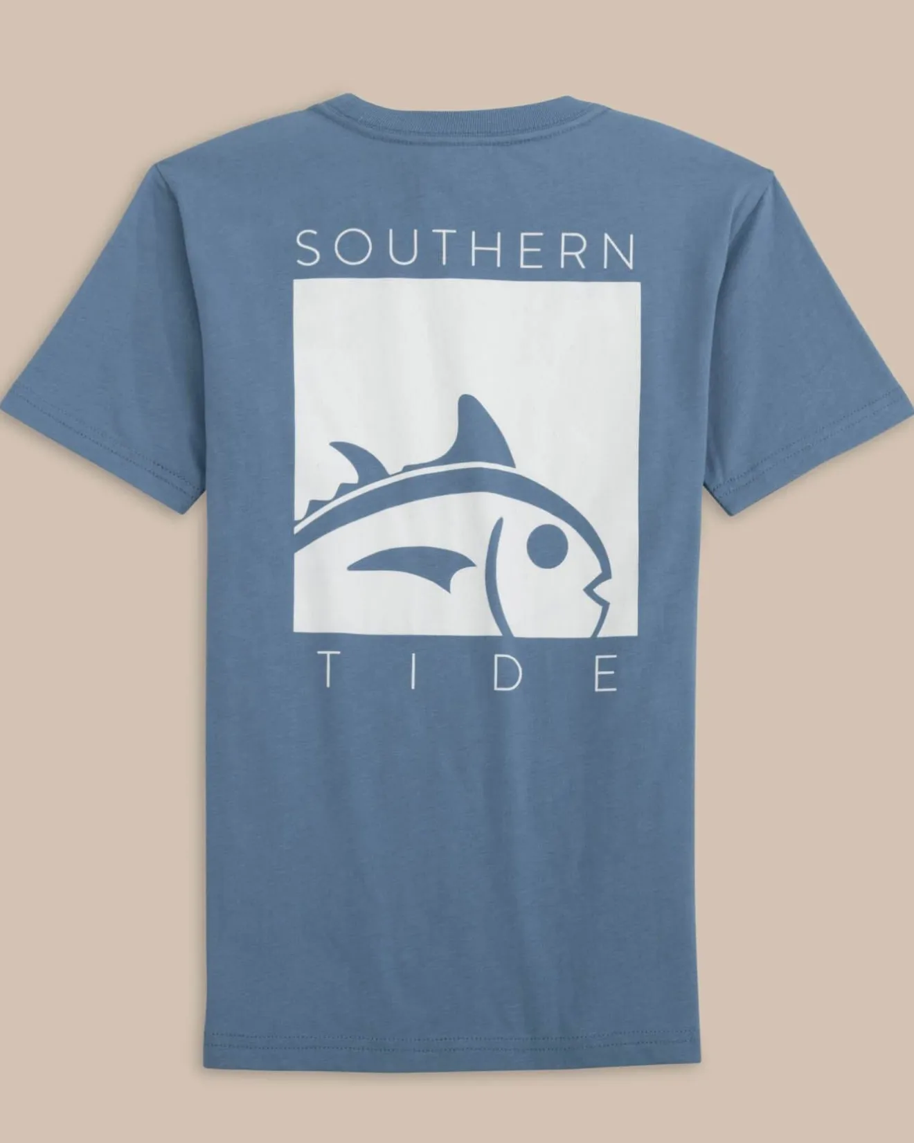 Kids Cropped Skipjack Box Short Sleeve T-Shirt<Southern Tide Outlet