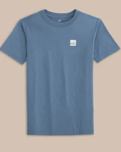 Kids Cropped Skipjack Box Short Sleeve T-Shirt<Southern Tide Outlet