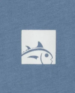 Kids Cropped Skipjack Box Short Sleeve T-Shirt<Southern Tide Outlet