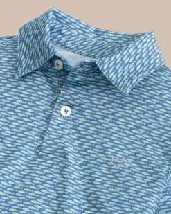 Kids Driver Casual Water Printed Polo<Southern Tide Outlet