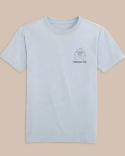 Kids Heather Shark Plank Short Sleeve T-Shirt<Southern Tide Online