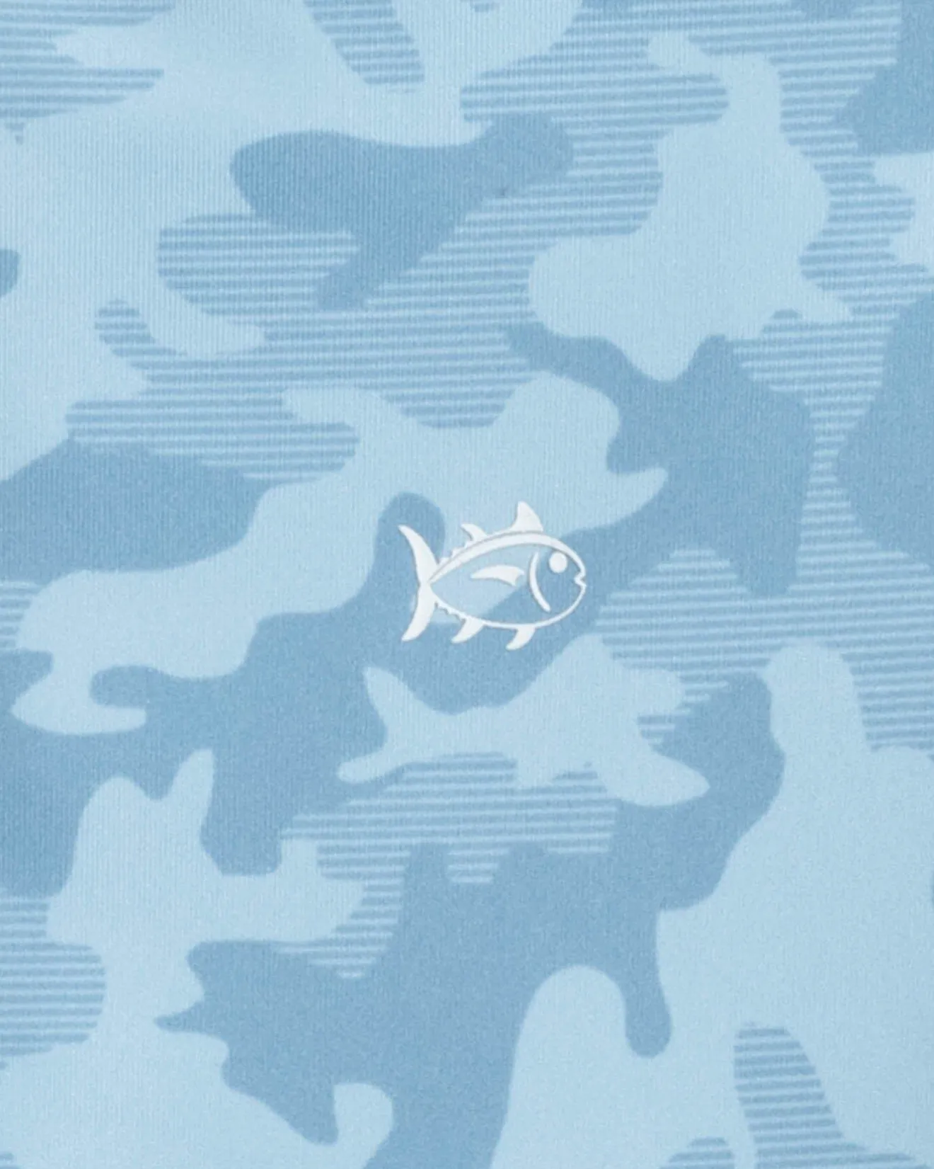 Kids Island Camo Long Sleeve Performance T-Shirt<Southern Tide New