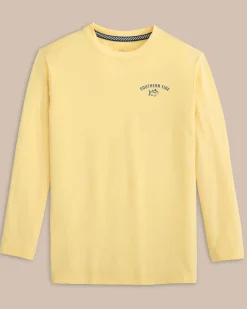 Kids Sharks And Skipjacks Performance Long Sleeve T-Shirt<Southern Tide Online