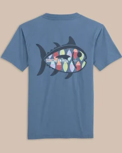 Kids Skipjack Lure Fill Short Sleeve T-Shirt<Southern Tide Best Sale