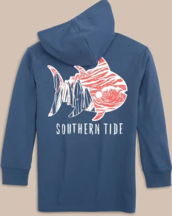 Kids Surfing Skipjack Hoodie T-Shirt<Southern Tide Discount