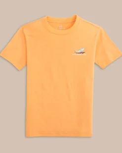 Kids Yachts Of Sharks Short Sleeve T-Shirt<Southern Tide Online