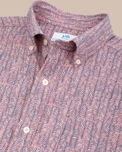 Leagally Frond Intercoastal Short Sleeve Sport Shirt<Southern Tide Hot