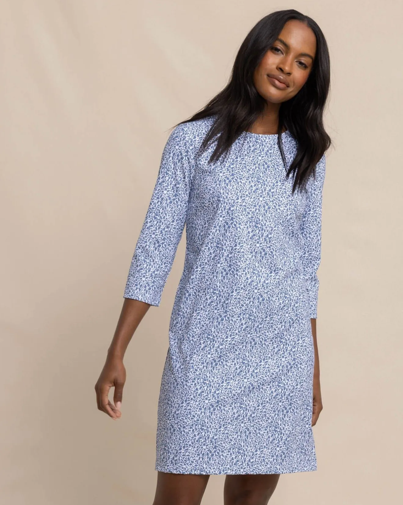 Leira That Floral Feeling Print Performance Dress<Southern Tide Store