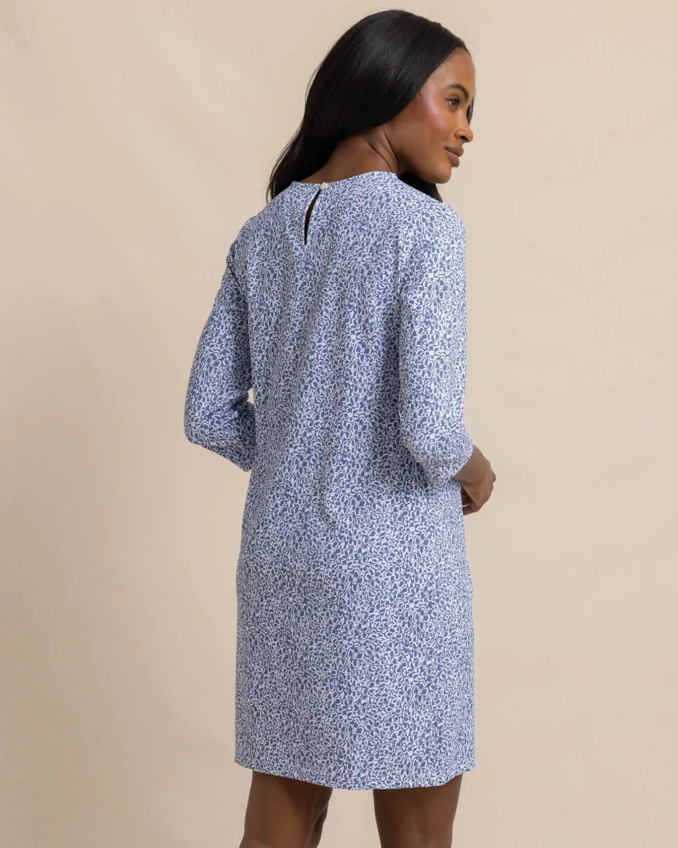 Leira That Floral Feeling Print Performance Dress<Southern Tide Sale