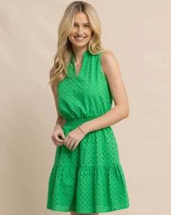 Londyn Eyelet Dress<Southern Tide Online