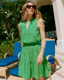 Londyn Eyelet Dress<Southern Tide Online