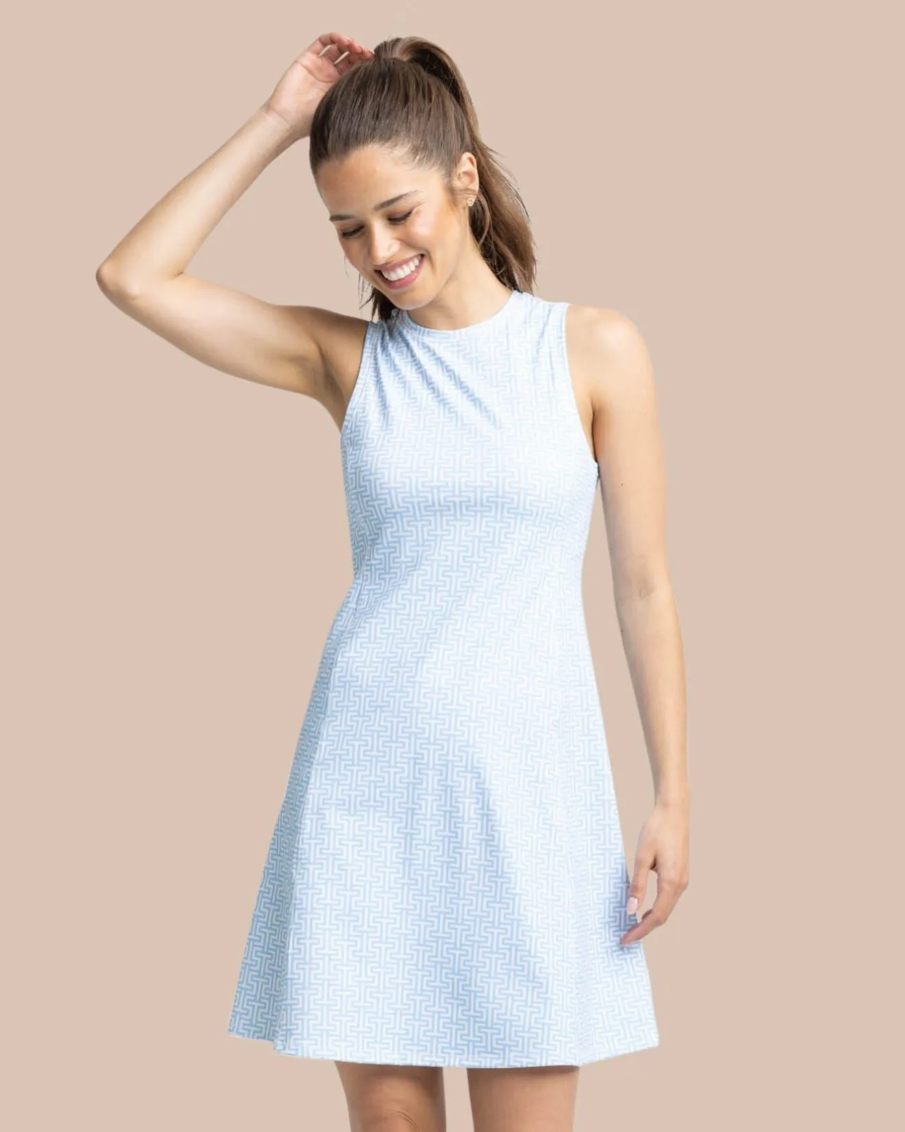 Lyllee Printed Performance Dress<Southern Tide Hot