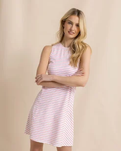 Lyllee Striped Performance Dress<Southern Tide Best