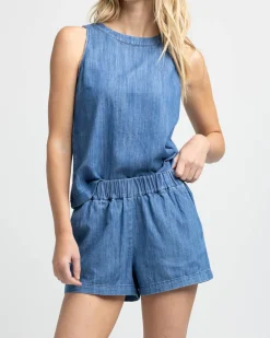 Mary Ellen Denim Short<Southern Tide Cheap