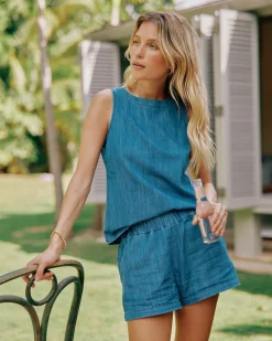 Mary Ellen Denim Short<Southern Tide Fashion