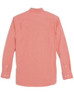 Miami Hurricanes Gingham Button Down Shirt<Southern Tide Hot