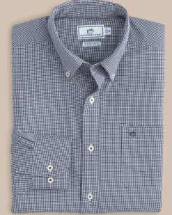Micro Gingham Intercoastal Performance Sport Shirt<Southern Tide Shop