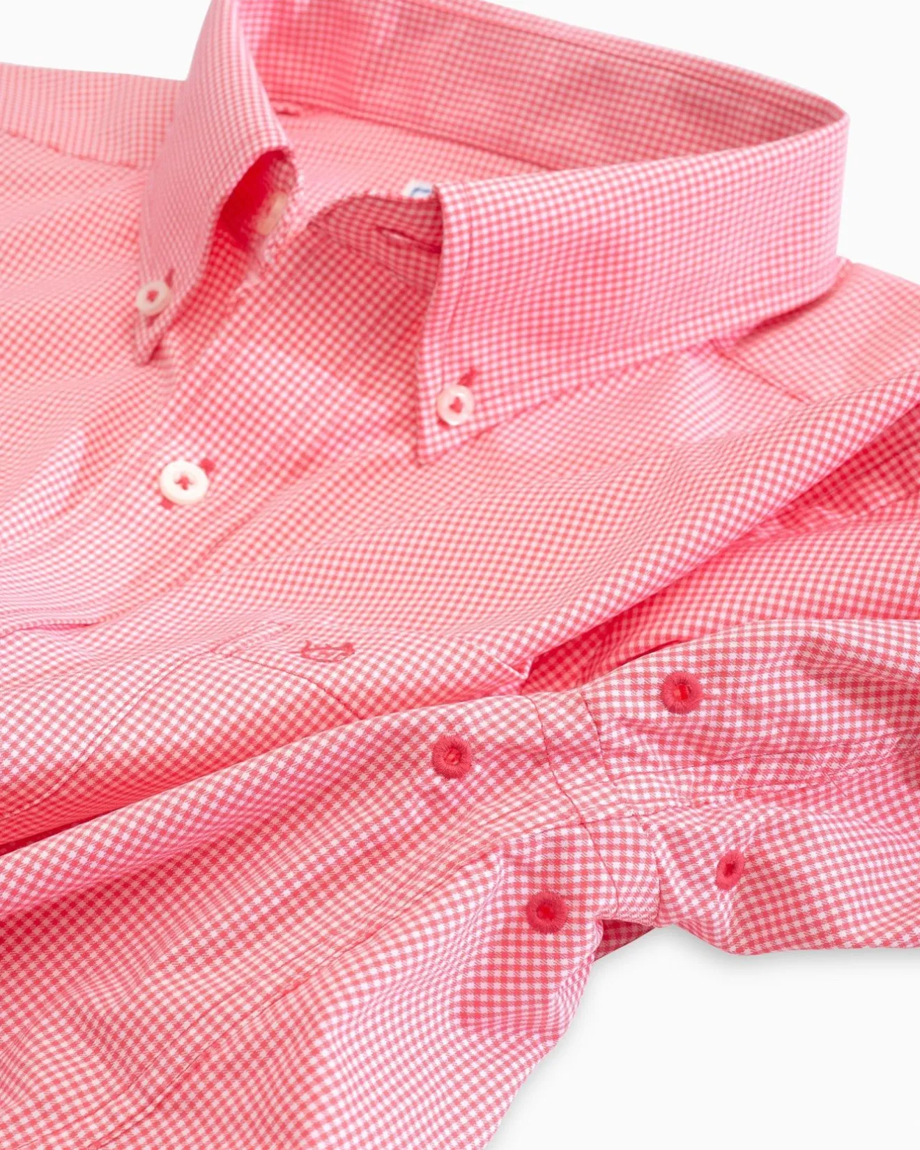 Micro Gingham Intercoastal Performance Sport Shirt<Southern Tide Shop