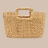 Mini Woven Rattan Tote<Southern Tide Cheap