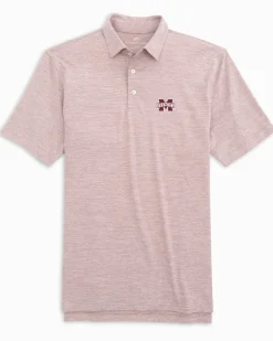 Mississippi State Bulldogs Driver Spacedye Polo Shirt<Southern Tide Hot