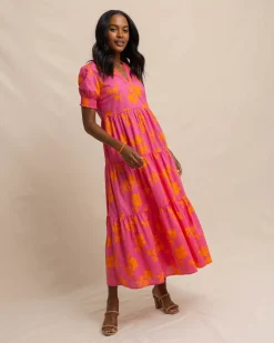 Nadine Tiered Cotton Lawn Maxi Dress<Southern Tide Online