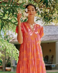Nadine Tiered Cotton Lawn Maxi Dress<Southern Tide Online