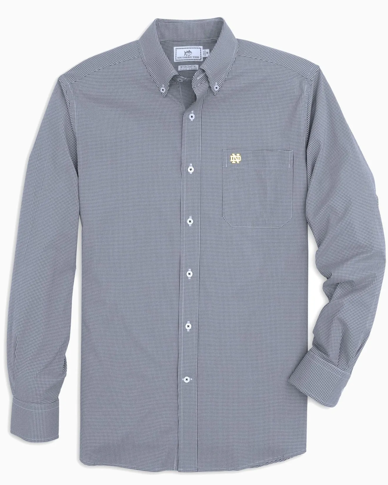 Notre Dame Fighting Irish Gingham Button Down Shirt<Southern Tide Fashion