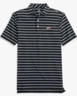 Ohio State Buckeyes Brrr°®-Eeze Desmond Stripe Polo<Southern Tide Discount
