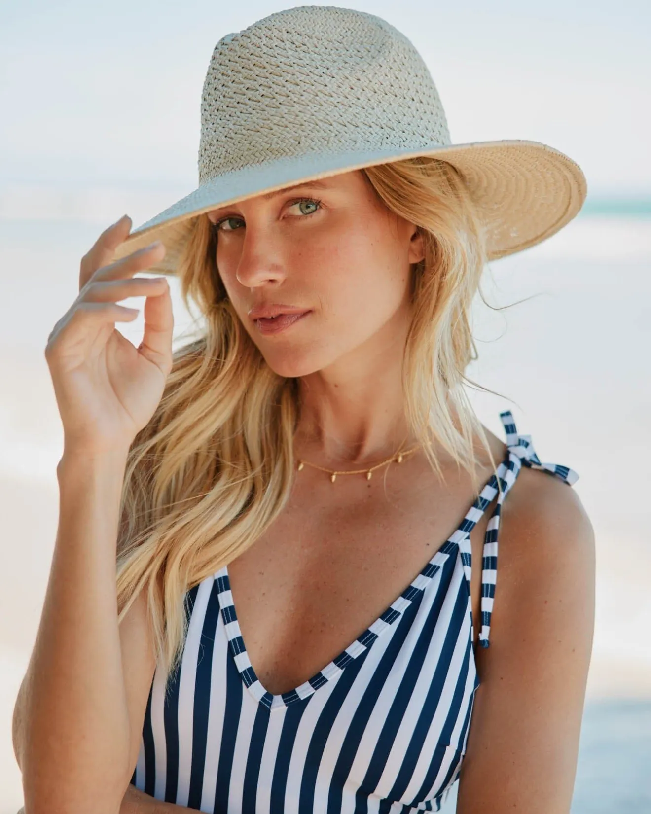 Packable Straw Beach Hat<Southern Tide Hot
