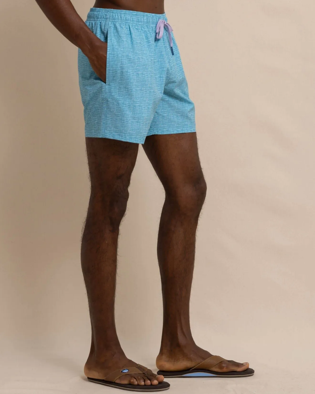 Painted Check Swim Trunk<Southern Tide New
