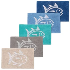 Reversible Skipjack Bath Rug - 17"W X 24"L<WPH Cheap