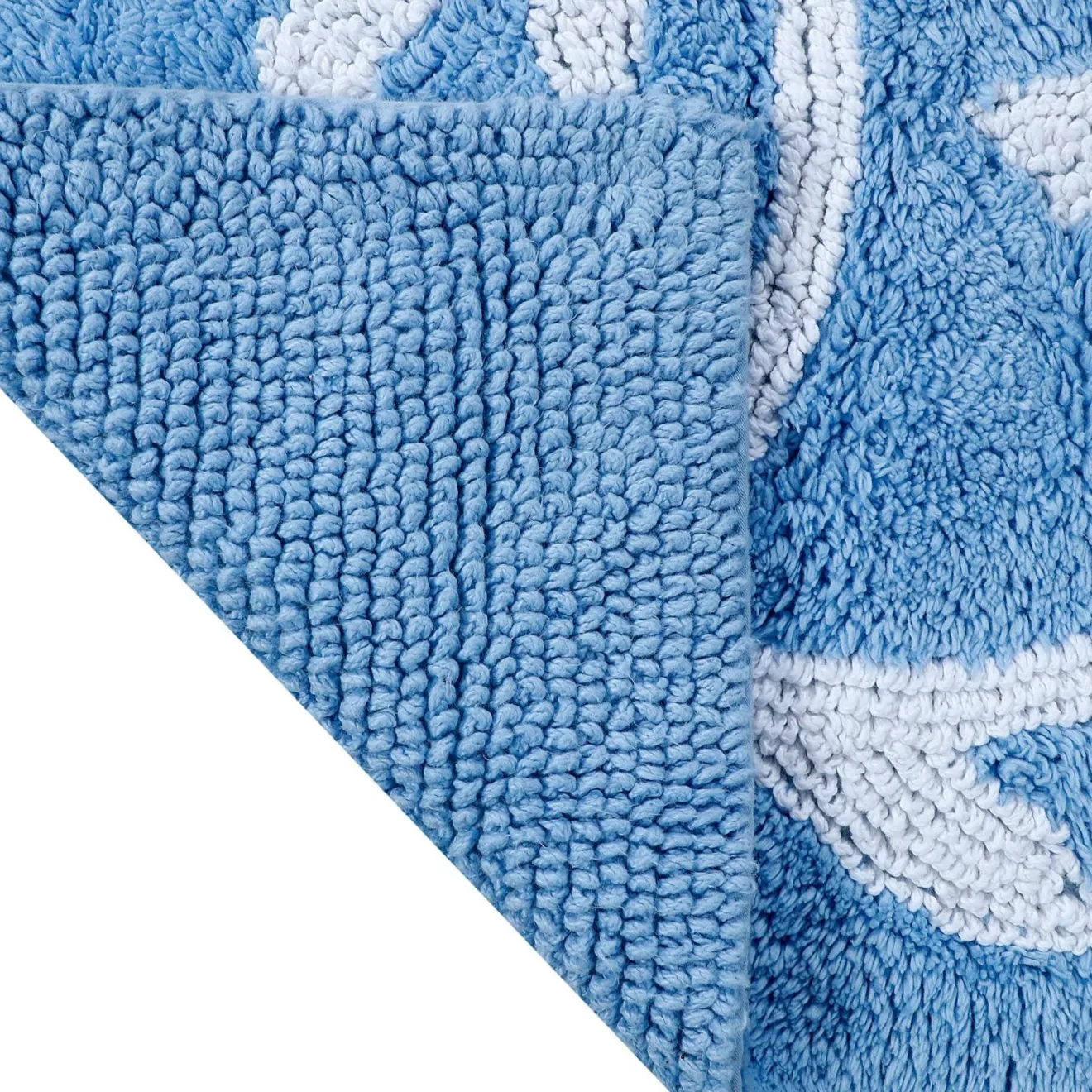 Reversible Skipjack Bath Rug - 17"W X 24"L<WPH Cheap