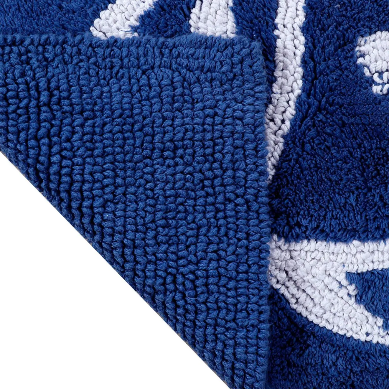 Reversible Skipjack Bath Rug - 17"W X 24"L<WPH Cheap