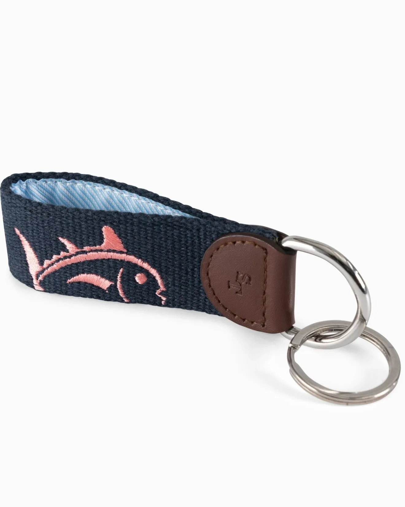 Rising Skipjack Embroidered Key Fob<Southern Tide Shop