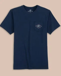 Rod And Reel Flag Short Sleeve T-Shirt<Southern Tide Online