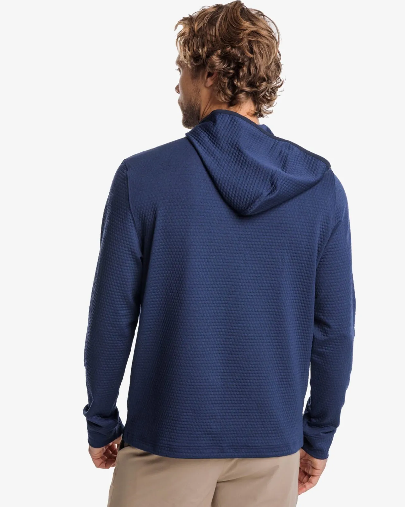 Scuttle Heather Performance Quarter Zip Hoodie<Southern Tide Flash Sale